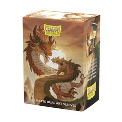 Dragon Shields: (100) Matte Dual Art - Chinese New Year - Wood Snake 2025